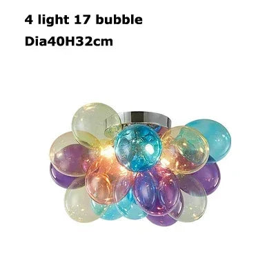 Decorbites™ Glas-Blase-Kronleuchter-Hängeleuchte für Wohnzimmer & Schlafzimmer