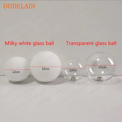 DecorBites™ Golden LED Wall Sconce with Milky Glass Ball, 2 G4 Bulbs