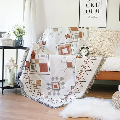 DecorBites™ Gothic Thread Double-sided Tapestry Blanket - Versatile Homestay and Outdoor Decoration