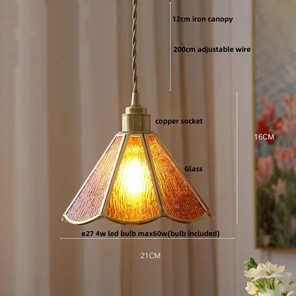 Decorbites™ Kupferglas-LED-Pendantleuchte, modernes nordisches Hängelicht