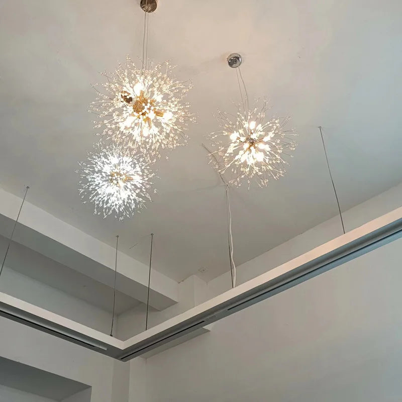 Decorbites™ Dandelion-Lüster: Luxuriöse Kristall-Hängeleuchte für Wohnzimmer und Schlafzimmer
