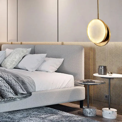 Decorbites™ Goldener Marmor LED-Hängeleuchte: Luxuriöse nordische minimalistische Dekoration für Wohn- und Esszimmer