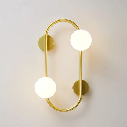 Decorbites™ Messing-LED-Wandleuchte für Schlafzimmer, Wohnzimmer, Hotel – Moderne dekorative Beleuchtung