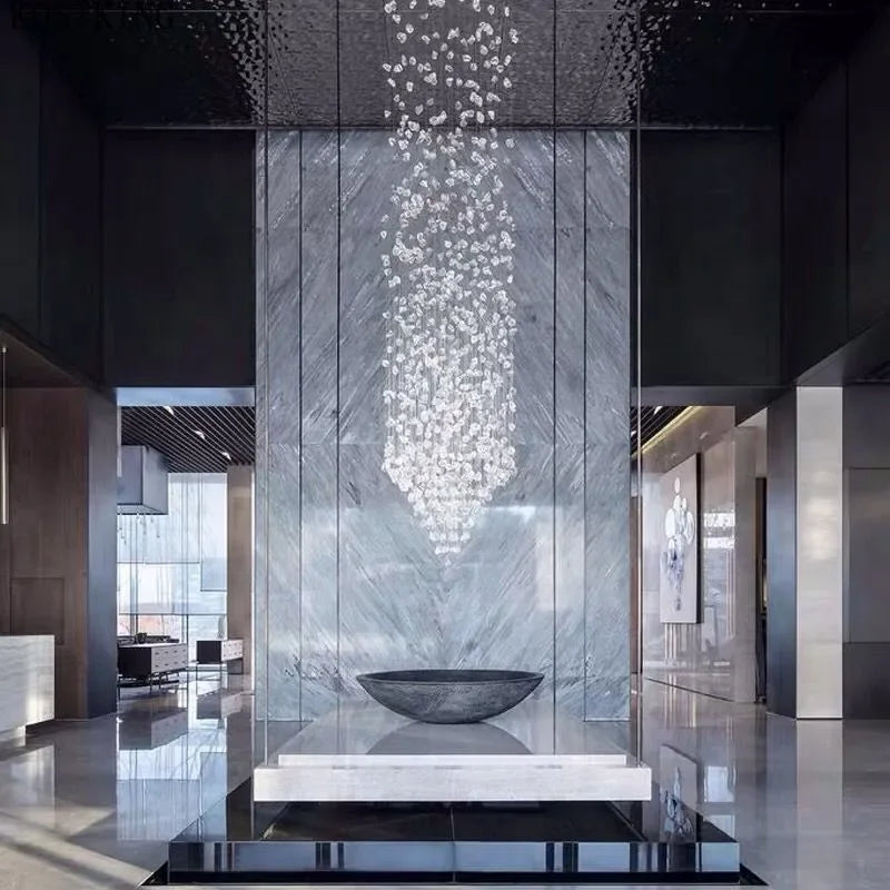 Decorbites™ Kristall-LED-Kronleuchter: Luxuriöse Beleuchtung für Treppenhaus und Flur