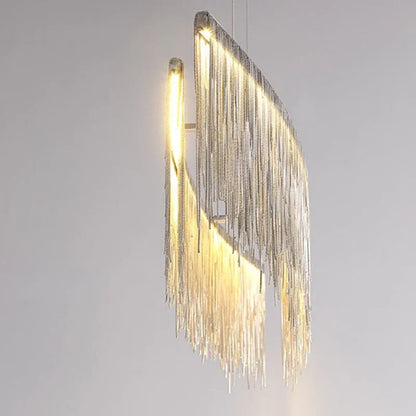 Decorbites™ LED-Aluminium-Quasten-Kronleuchter: Moderne dimmbare Beleuchtung für Wohnzimmer, Hotel, Halle
