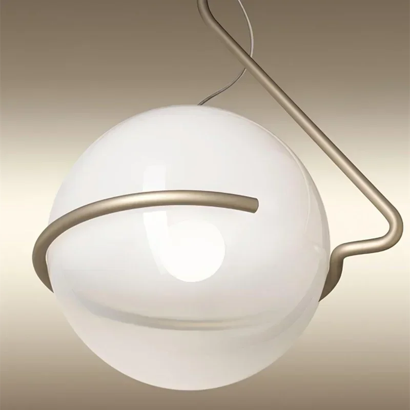 DecorBites™ Glass Globe Pendant Lamp for Bedroom Living Room Kitchen Island