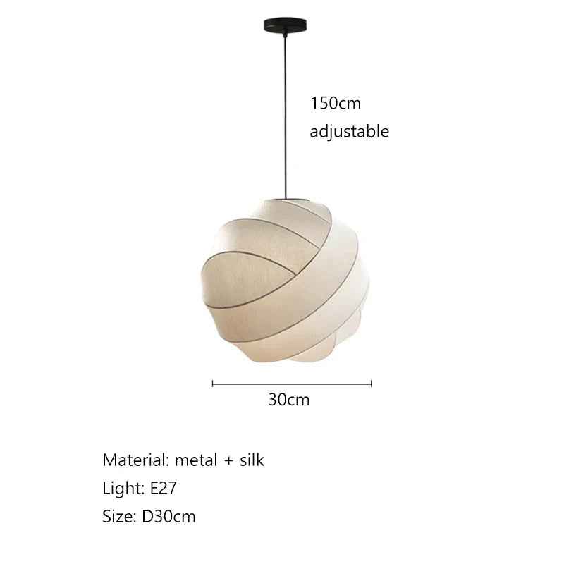 Decorbites™ Japanisches Seidenkugel-Hängeleuchte - Stilvolle Pholc Turner Hängeleuchte für die Raumdekoration