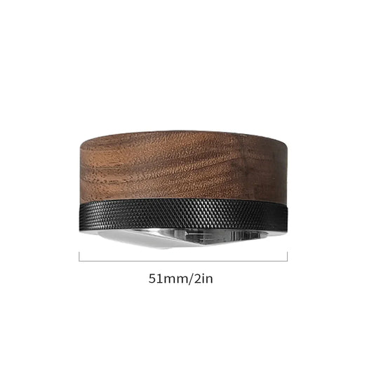 Decorbites™ Espressoverteil- und Tampierwerkzeug – Verstellbare Tiefe, Holz, Größen 51/53/58 mm