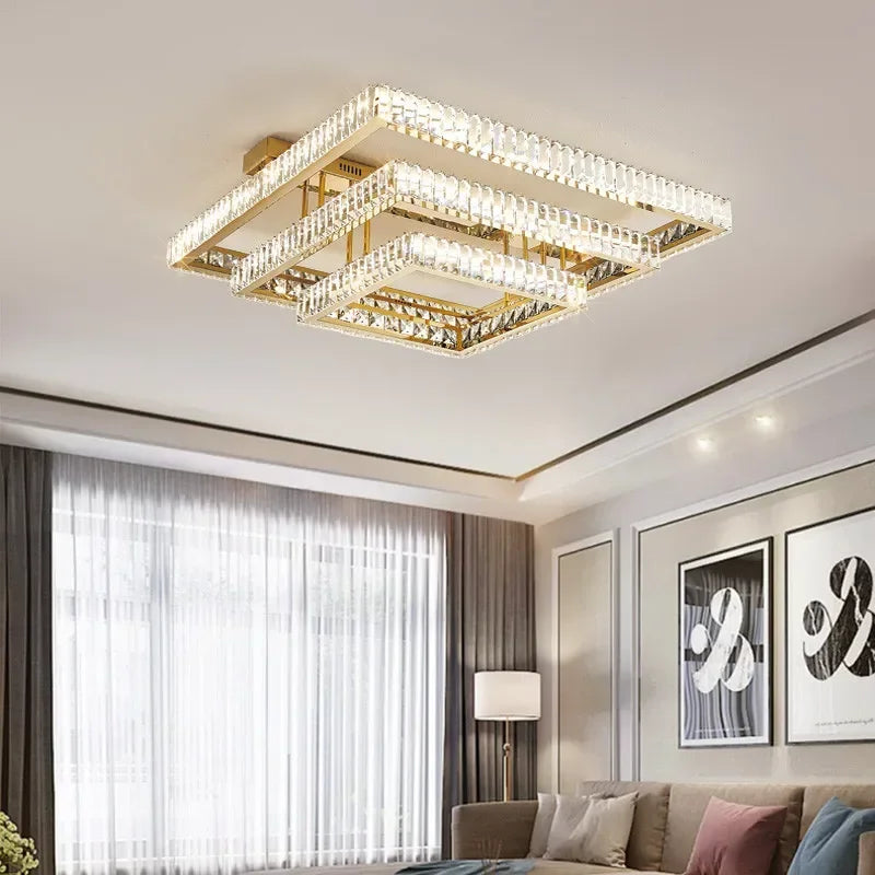 Decorbites™ Kristall-LED-Deckenleuchter: Intelligente, dimmbare Beleuchtung für das Schlafzimmer