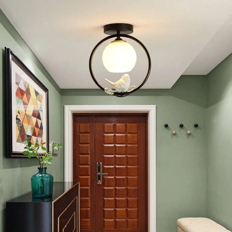 DecorBites™ Bird Ceiling Light Fixture for Corridor Entrance, Cloakroom, Bar, Balcony