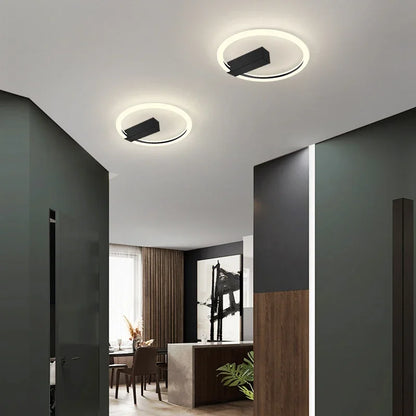 DecorBites™ LED Wall Lamp - Modern Black Gold Sconce for Living Room Bedroom