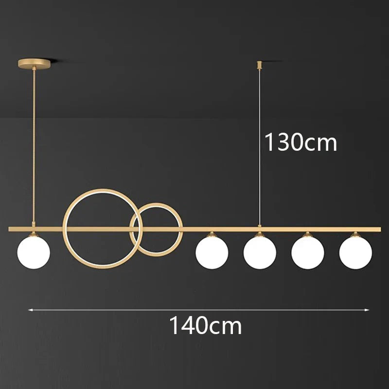 Decorbites™ Elegante Kronleuchter Esszimmer-Pendelleuchte Deckenleuchte für Salon und Heimdekoration