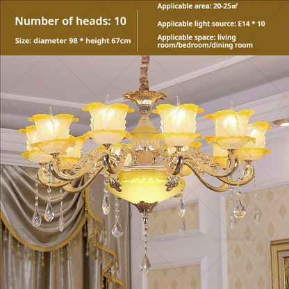 Decorbites™ Elegante Kristall-Leuchter Beleuchtung für Wohnzimmer und Schlafzimmer