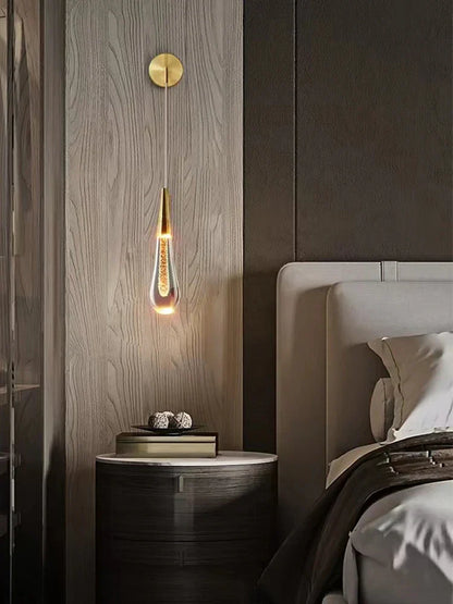 DecorBites™ Crystal LED Wall Lamp Modern Minimalist Living Room Bedside Lamp