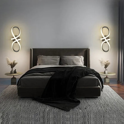 Decorbites™ Gold Nordic LED Wandlampe für Schlafzimmer, minimalistischer Eingangsbereich und Flur