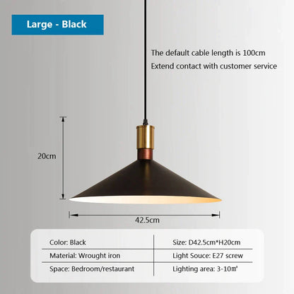 Decorbites™ Industrielle Loft-Pendantlampen Eisenleuchter für Zuhause, Restaurant & Wohnzimmer
