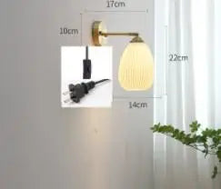 DecorBites™ LED Wall Lamp 4W Beside Home Lighting with Knob Switch