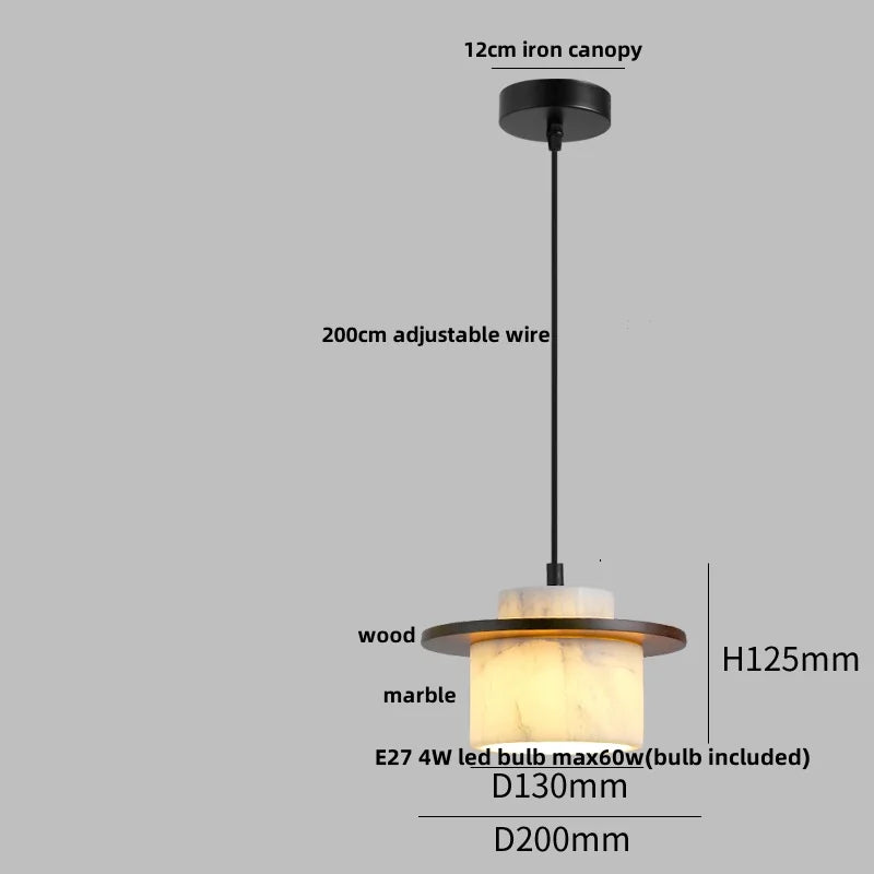 DecorBites™ LED Pendant Lamp Adjustable Wire Globe Hanging Light Fixtures
