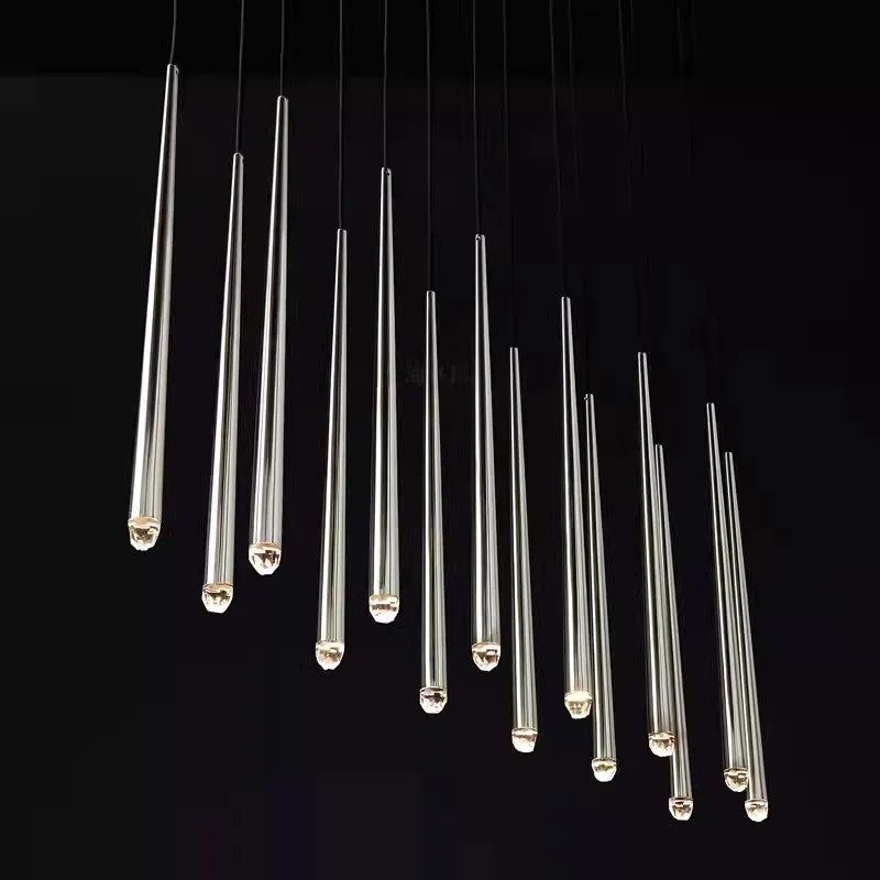 DecorBites™ Crystal Water Drop Ceiling Chandelier for Classic Living Room Decor