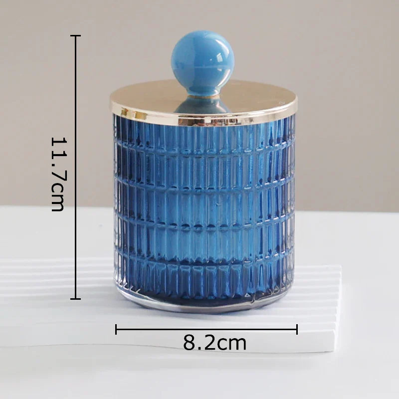 Decorbites™ Glas-Teedose Süßigkeitenpot Keramikball Dekoratives Aufbewahrungsglas