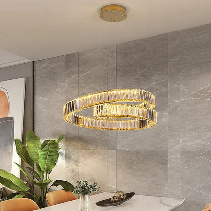 Decorbites™ Crystal-LED-Pendantleuchten: Moderner Luxus-Kronleuchter für Wohn- und Esszimmer