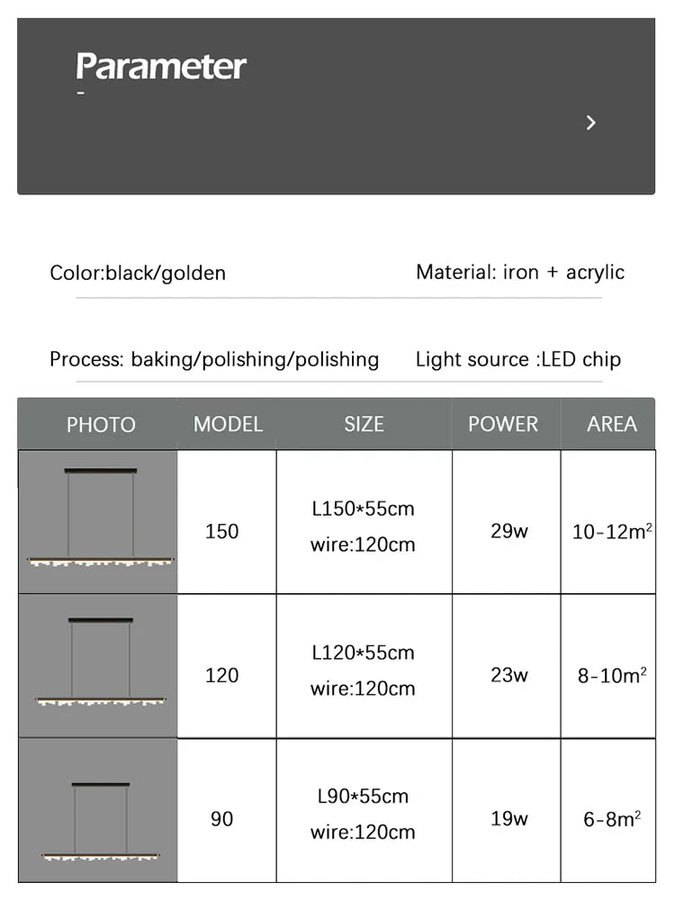 Decorbites™ LED-Hängeleuchter für Esszimmer Kücheninsel Bar Deckenbeleuchtung