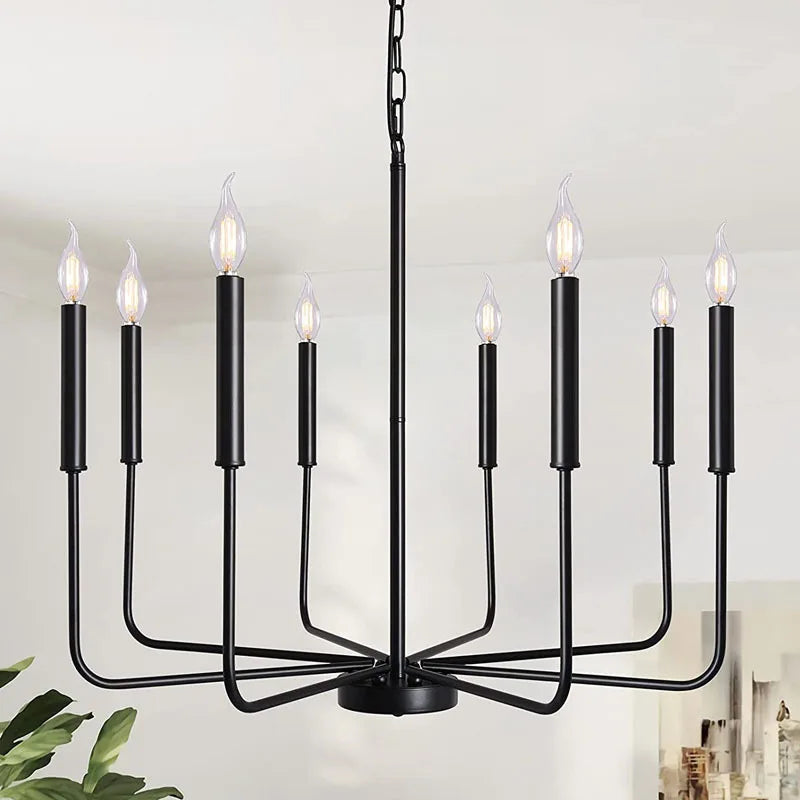 Decorbites™ Eisenleuchter für amerikanischen ländlichen Stil im Wohnzimmer, Küche, Esszimmer und Schlafzimmer
