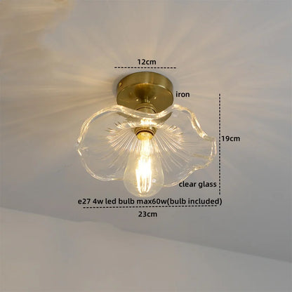 Decorbites™ Grüne Glas-LED-Deckenleuchte für die Beleuchtung von Wohnzimmer, Flur und Heim