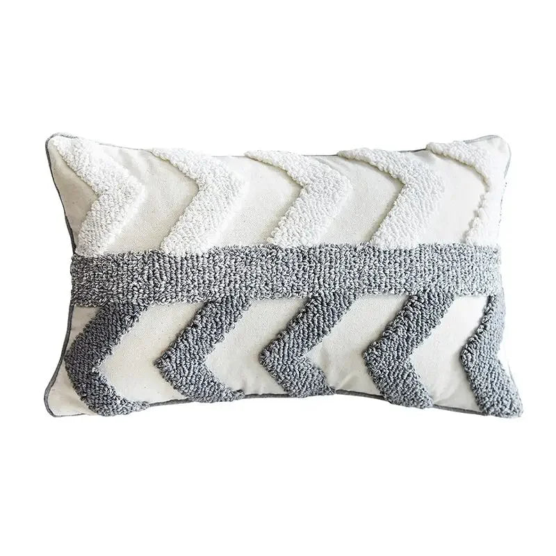 Decorbites™ Geometrisches Tufting-Quasten-Kissenbezug 30x50 cm