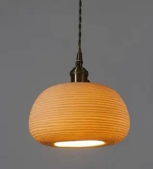 DecorBites™ Green Glass Pendant Light for Bedroom Dinning Living Room