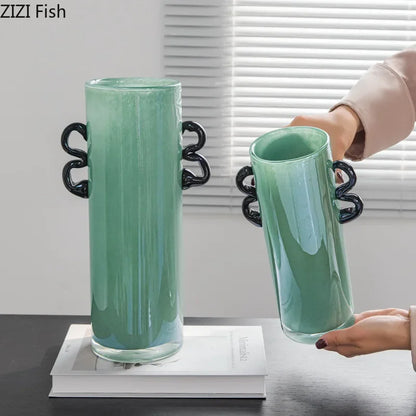 Decorbites™ Smaragdgrünes Glasvasen-Hydroponik-Pflanztöpfe Blumenraumausstellung