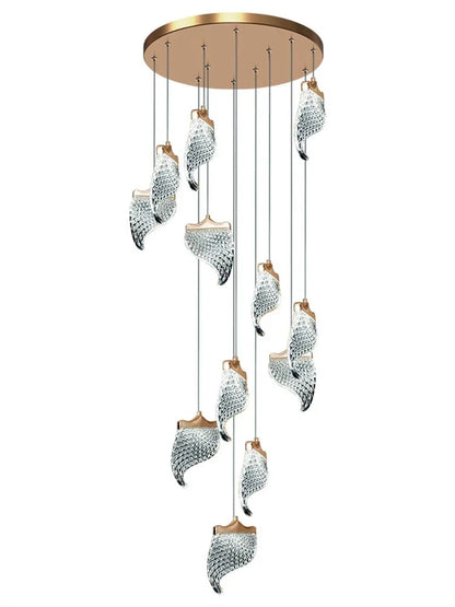 Decorbites™ Elegante Acryl-Kronleuchter für das Wohnzimmer und Esszimmer in einer Duplex-Wohnung