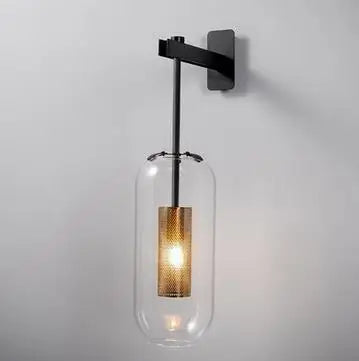 Gold Industrial Wall Sconce