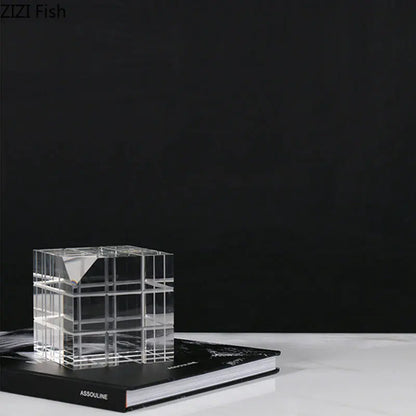 DecorBites™ Crystal Magic Cube Desk Ornament Sculpture DecorationCrafts