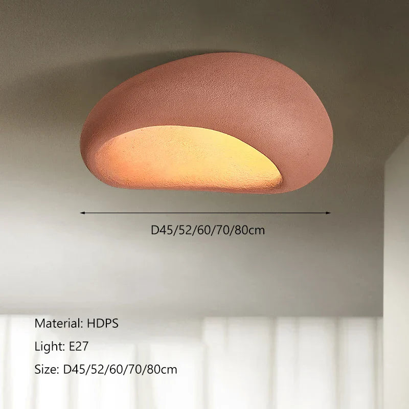 Decorbites™-Creme-Deckenleuchte Nordischer Minimalistischer Wabi-Sabi-Stil Schlafzimmer Wohnzimmer Leuchtenarmaturen