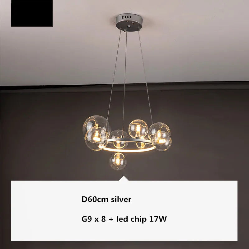 Decorbites™ Glasballen-G9-LED-Kronleuchter: Modernes minimalistisches nordisches Design