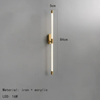 Decorbites™ Akryl-Linie LED-Wandleuchten Dimmbare Gold Schwarz Metall für Wohnzimmer Schlafzimmer