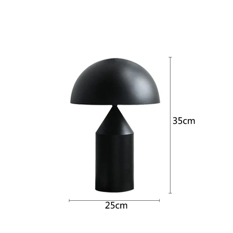 Gold Iron Mushroom Lamp