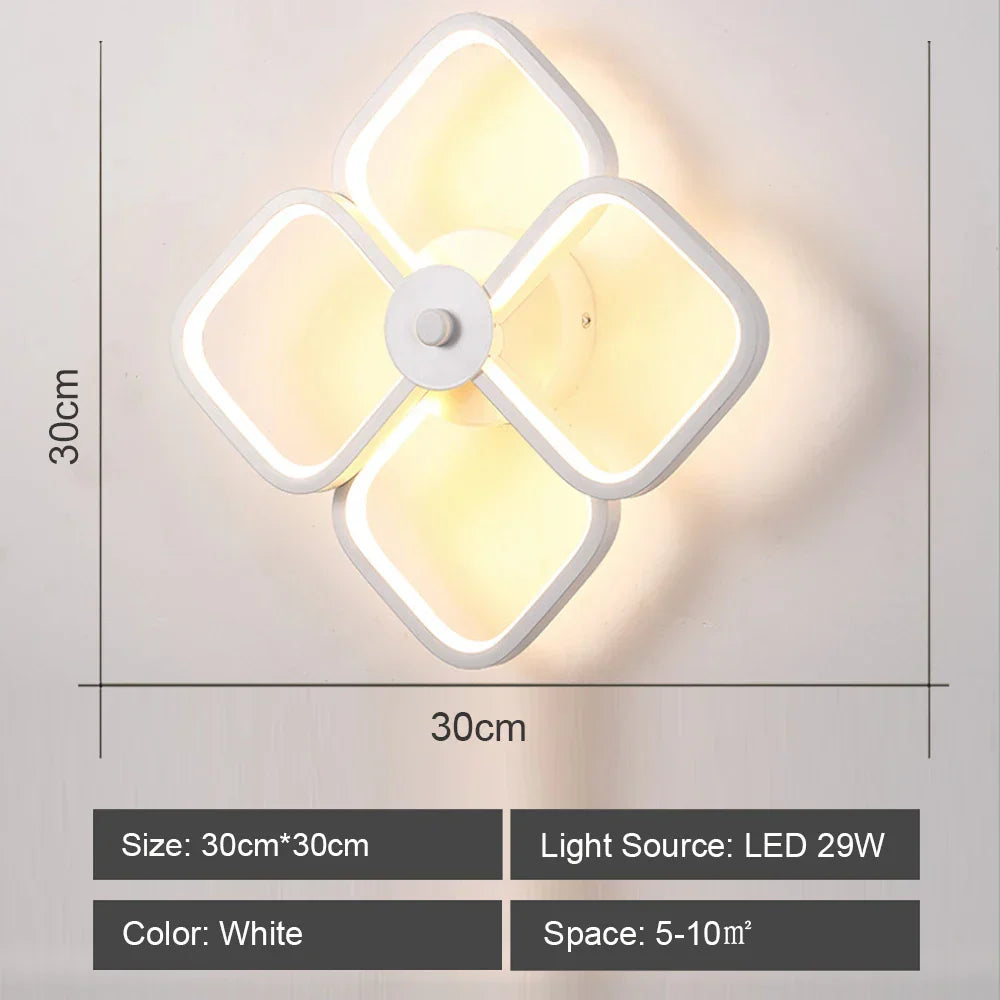 Decorbites™ LED Wandarmatur aus Acryl für Schlafzimmer und Flur, Stil einer Kronleuchter