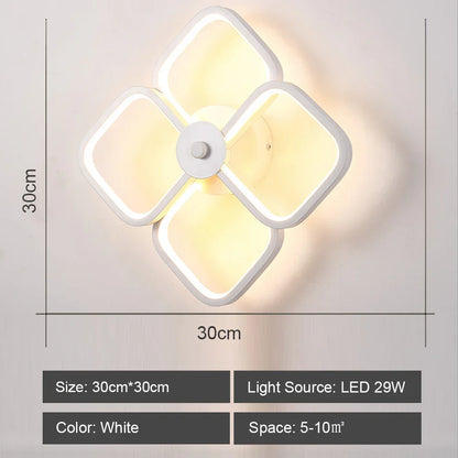 Decorbites™ LED Wandarmatur aus Acryl für Schlafzimmer und Flur, Stil einer Kronleuchter