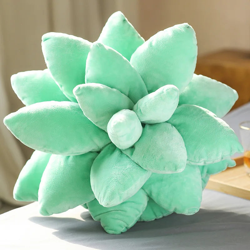 Lavender Succulent Throw Pillows