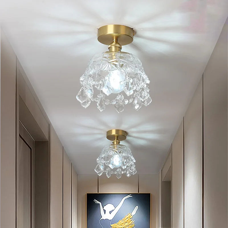 Decorbites™ Kristall-LED-Deckenleuchte Luxuriöser moderner Kronleuchter für Wohnzimmer Flur
