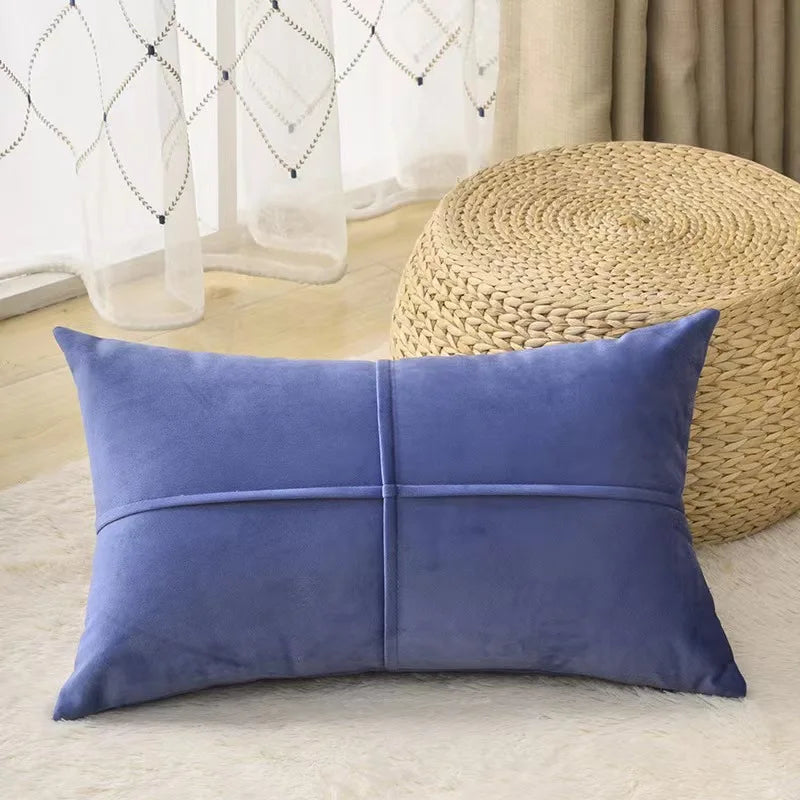 Decorbites™ Hahnentritt-Muster Kissenbezug 30x50 cm Schwarz und Weiß Bogen-Taille Kissenhülle
