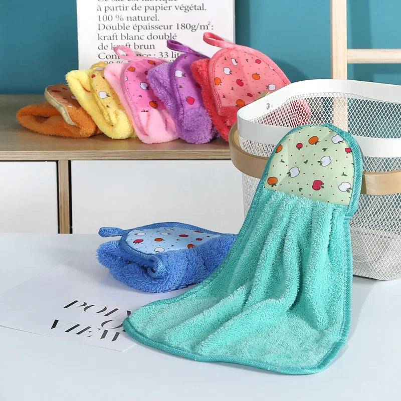 Decorbites™ Korallen-Samt-Handtuch: Saugfähiges Reinigungswerkzeug für Zuhause, Küche & Badezimmer