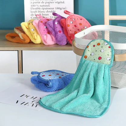 Decorbites™ Korallen-Samt-Handtuch: Saugfähiges Reinigungswerkzeug für Zuhause, Küche & Badezimmer