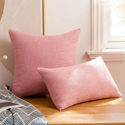Decorbites™ Leinen-Baumwoll-Kissenbezug 100% Polyester Dekokissenbezug für die Hausdekoration