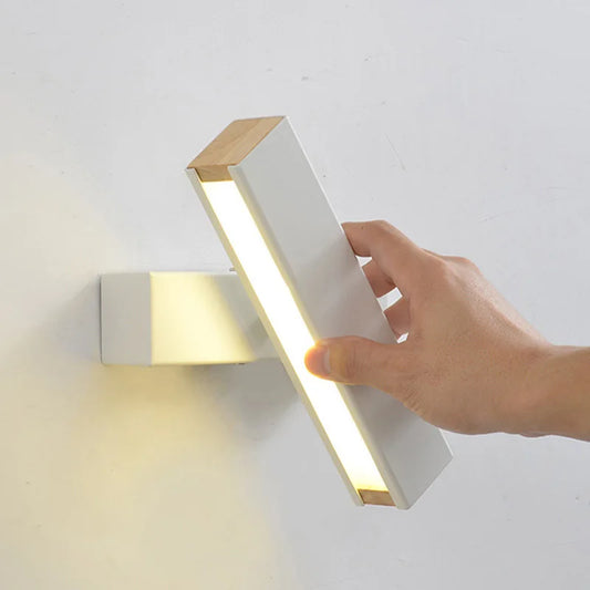 Decorbites™ verstellbare Holz-LED-Wandleuchte – Minimalistische Innenbeleuchtung für die Hausdekoration