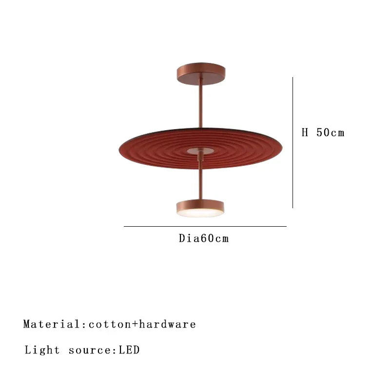 Decorbites™ Dimmbare Baumwoll-Kronleuchter | Postmoderne Kunstdekoration für Wohnzimmer und Büro