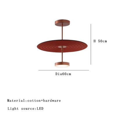 Decorbites™ Baumwollrunde LED-Hängeleuchten Grün Rot Kunstdekoration Büros Schlafzimmer