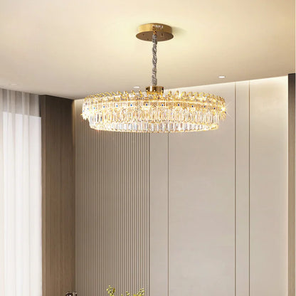 Decorbites™ Kristall-Deckenleuchter, nordisches Luxus-Doppel-Lampenleuchter für Esstisch